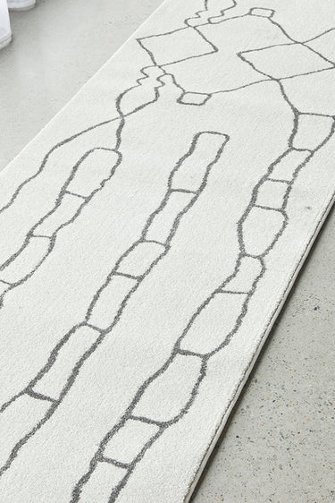 Amy Grey Paradise Modern Hallway Runner Rug